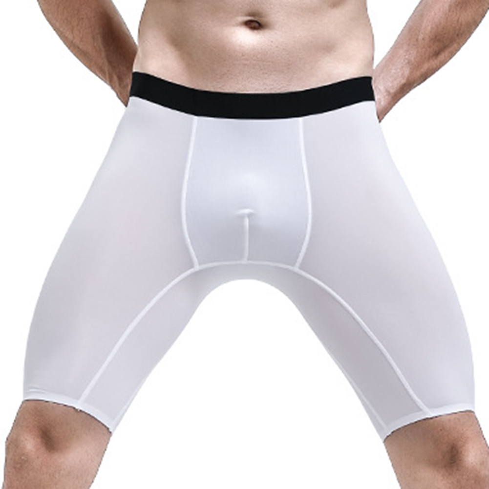 Men Long Leg  Boxer Shorts Bre - Long Leg Trunk Men avaliação e preço