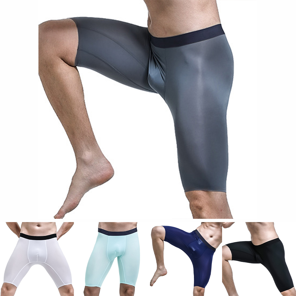 Men Long Leg  Boxer Shorts Bre - Long Leg Trunk Men avaliação e preço