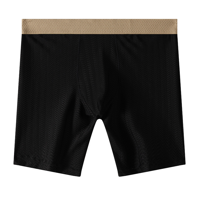 Mens Boxer Shorts Homme Nylon  - Long Leg Trunk Men avaliação e preço