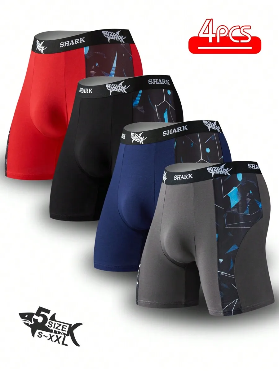 Red Spliced Mesh Boxer Shorts  - Mesh Sport Boxer avaliação e preço