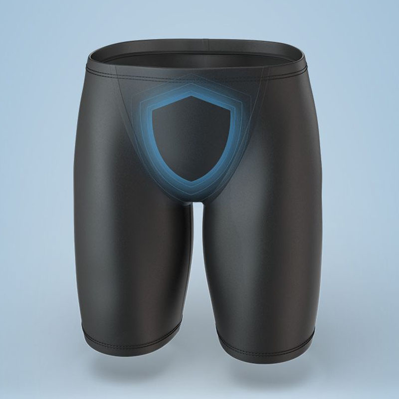 Men Boxers Shorts Silicone PU  - Pouch Boxer Pouch avaliação e preço