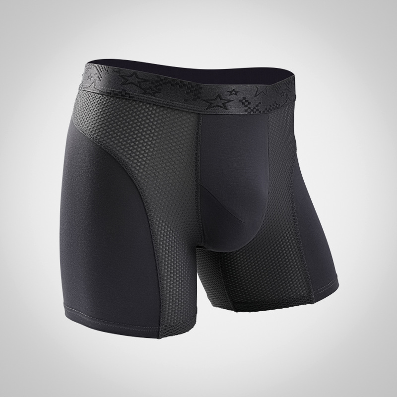 L-6XL Large Size Mens Mesh Mod - Mesh Sport Boxer avaliação e preço