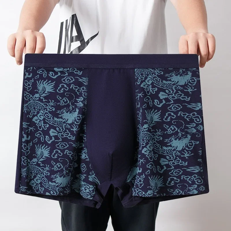 Pure Cotton Boxers Men Plus Si - Boxer Brief Pack Cotton avaliação e preço