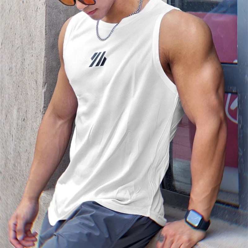 2025 newest Summer Gym Vest Hi - Sleeveless Undershirt avaliação e preço