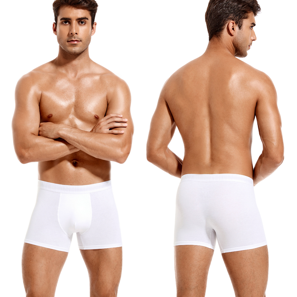 6pcs White Men Panties Cotton  - Multi Pack Underwear avaliação e preço