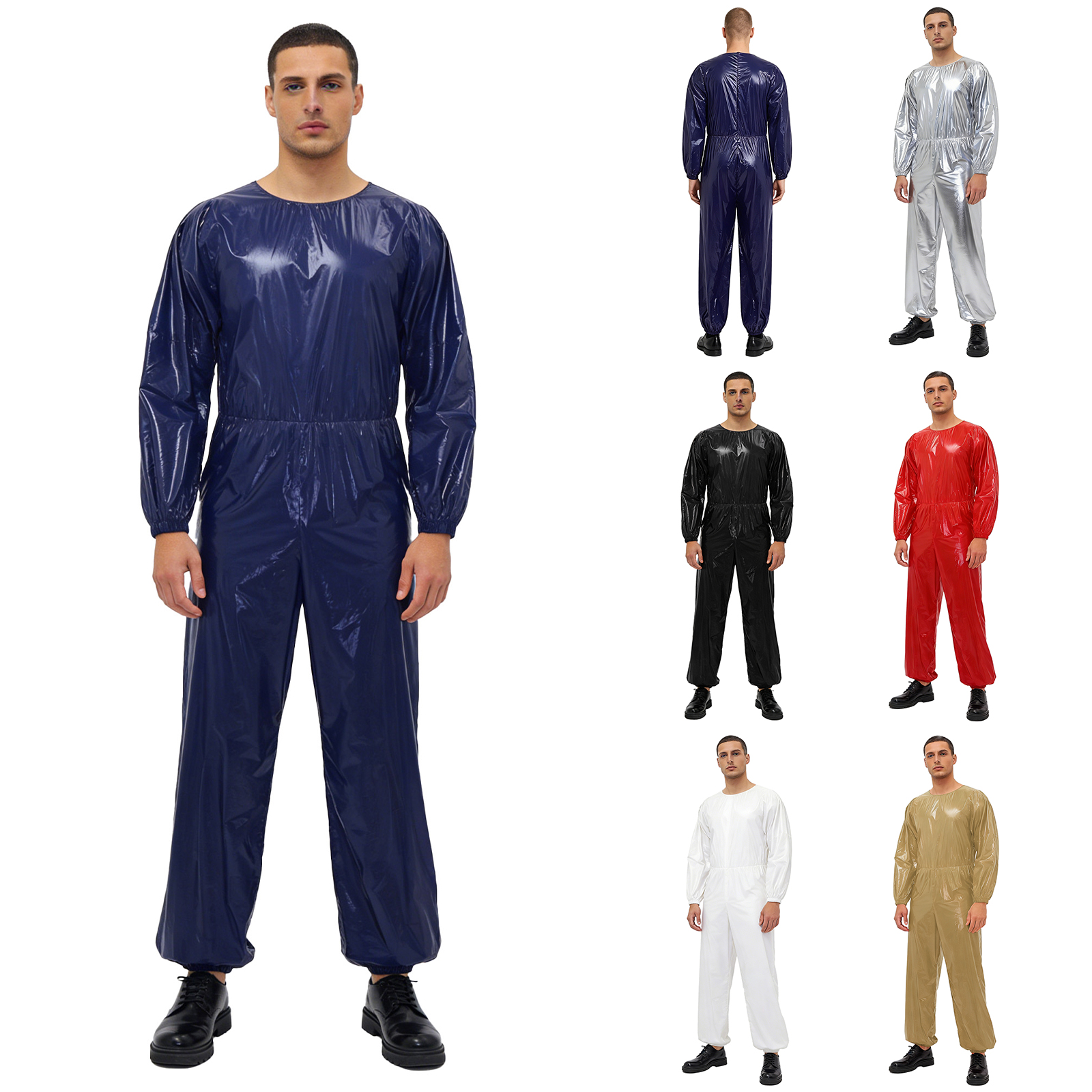 Adult Unisex Sauna Suit Shiny  - Compression Long Pant avaliação e preço