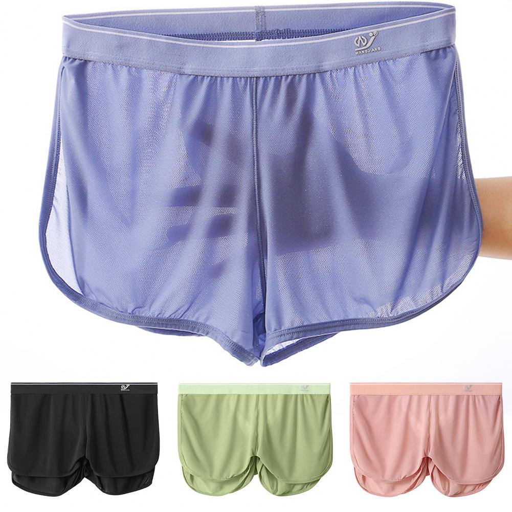 Soft M-3XL Breathable Mesh Box - Mesh Sport Boxer avaliação e preço