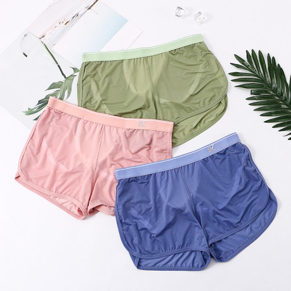 Soft M-3XL Breathable Mesh Box - Mesh Sport Boxer avaliação e preço