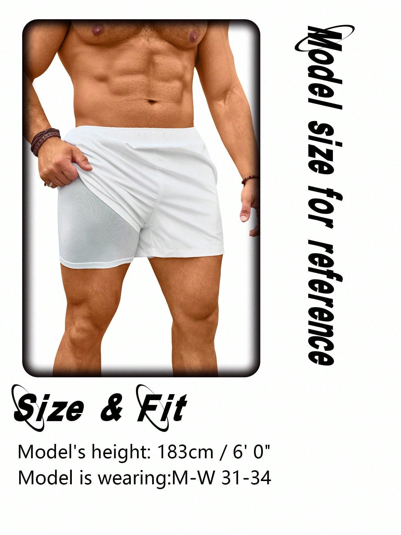 Men's Swimming Trunks Drawstri - Bamboo Fiber Trunk avaliação e preço