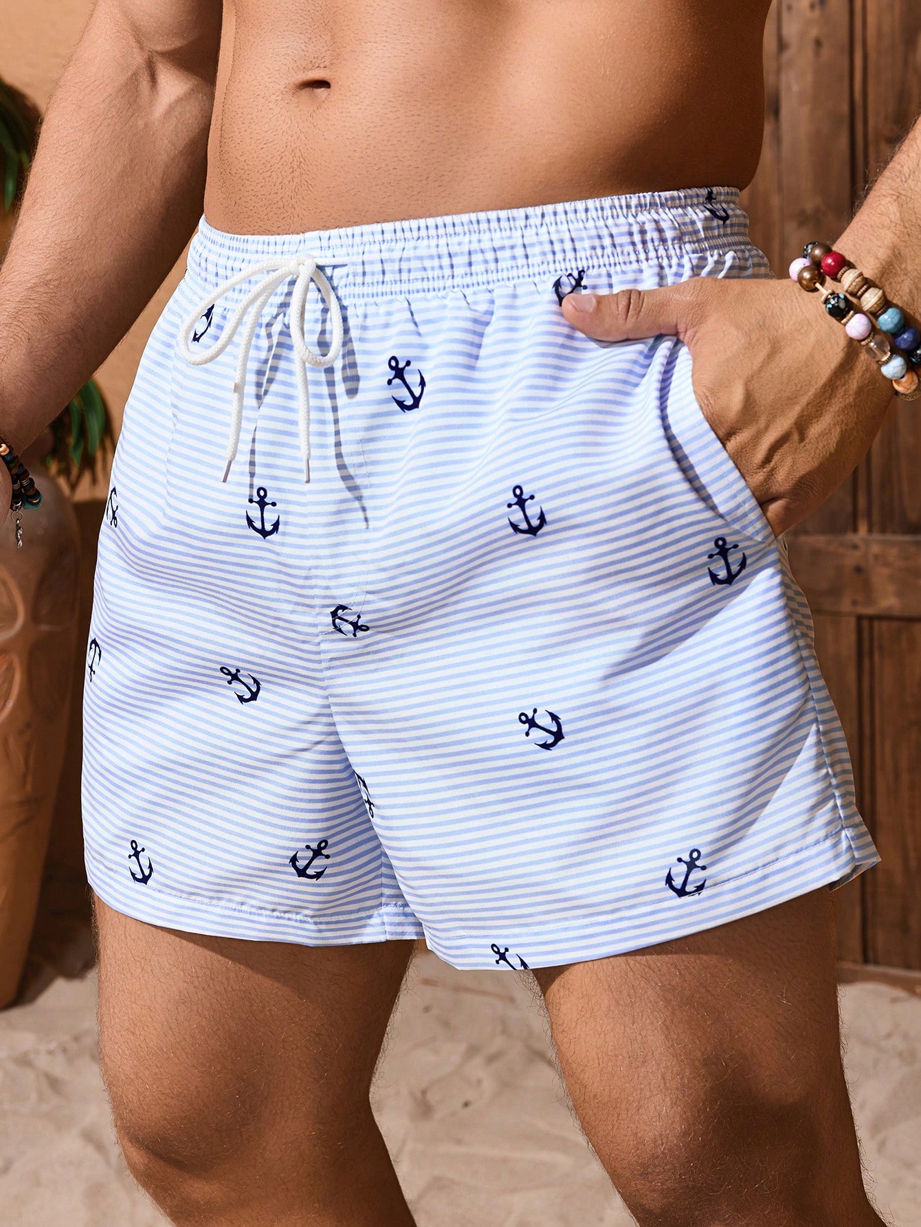 Men's Swimming Trunks Drawstri - Bamboo Fiber Trunk avaliação e preço