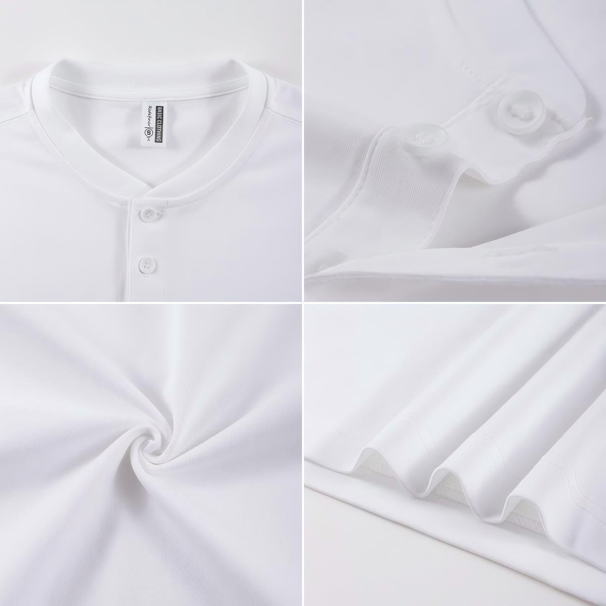 2026 NEW Solid Cotton Henley S - Undershirt Crew Neck avaliação e preço
