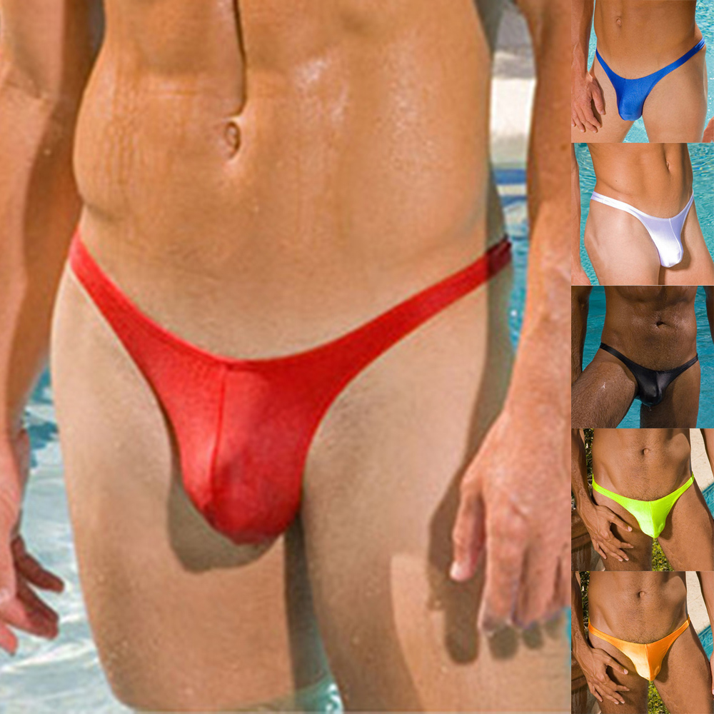 Fashion Men Sexy Swimwear Swim - Pouch Boxer Pouch avaliação e preço