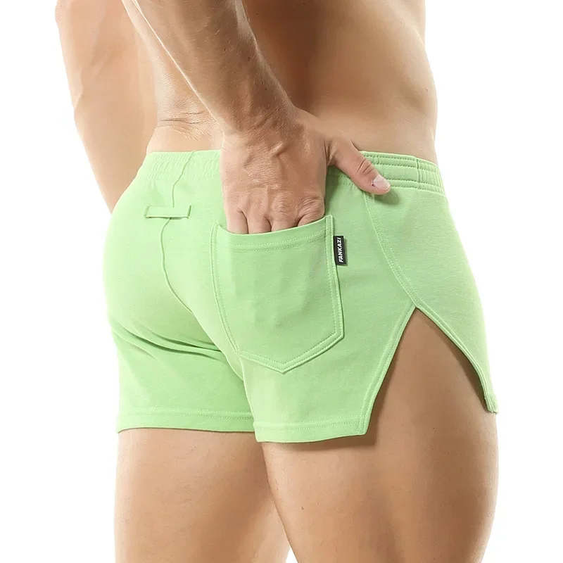 Men's Casual Shorts Solid Colo - Trunk Breathable Men avaliação e preço