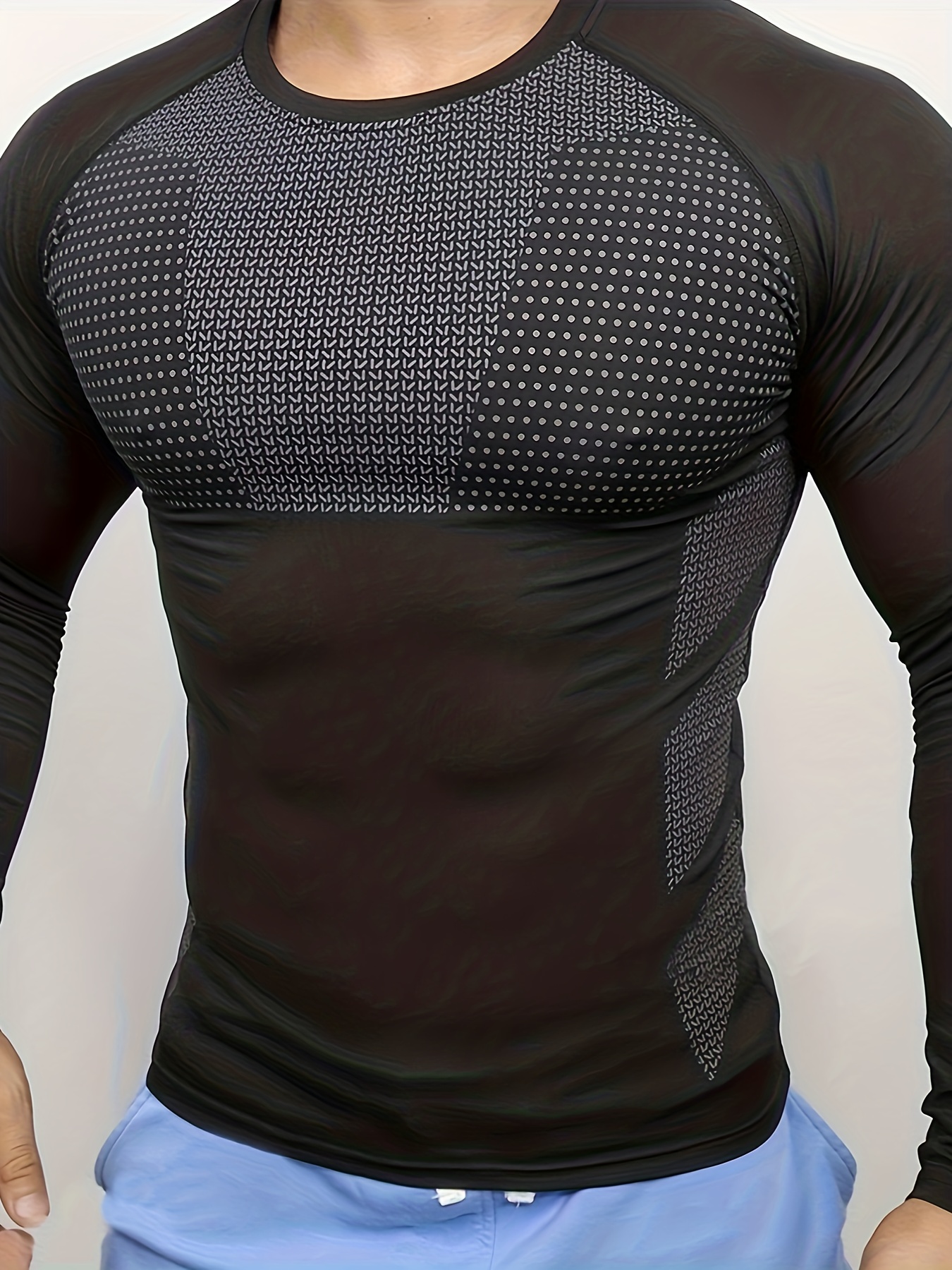 Men's autumn and winter thick  - T Shirt Tight Fit avaliação e preço