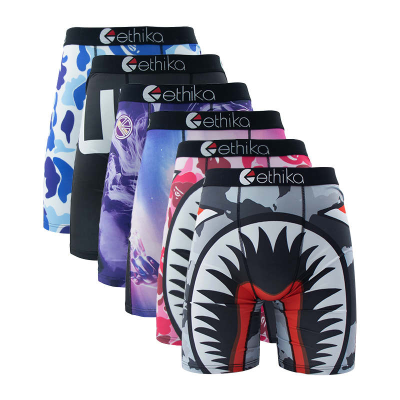 ETHIKA 6Pcs Men Underwear Boxe - Boxer Shorts Modal avaliação e preço