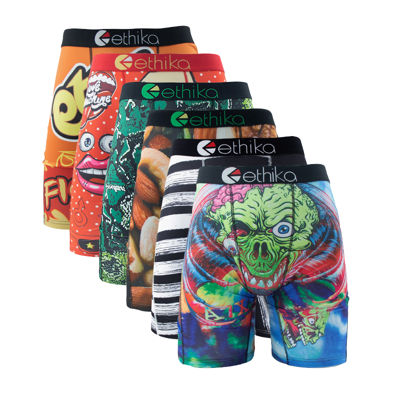 ETHIKA 6Pcs Men Underwear Boxe - Boxer Shorts Modal avaliação e preço