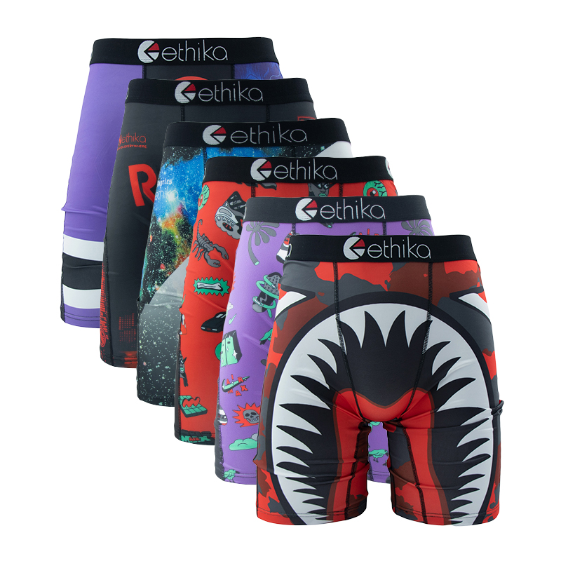 ETHIKA 6Pcs Men Underwear Boxe - Boxer Shorts Modal avaliação e preço