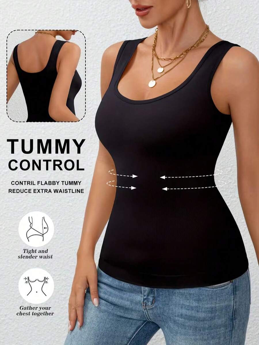 Women Seamless Compression Cam - Sleeveless Undershirt avaliação e preço