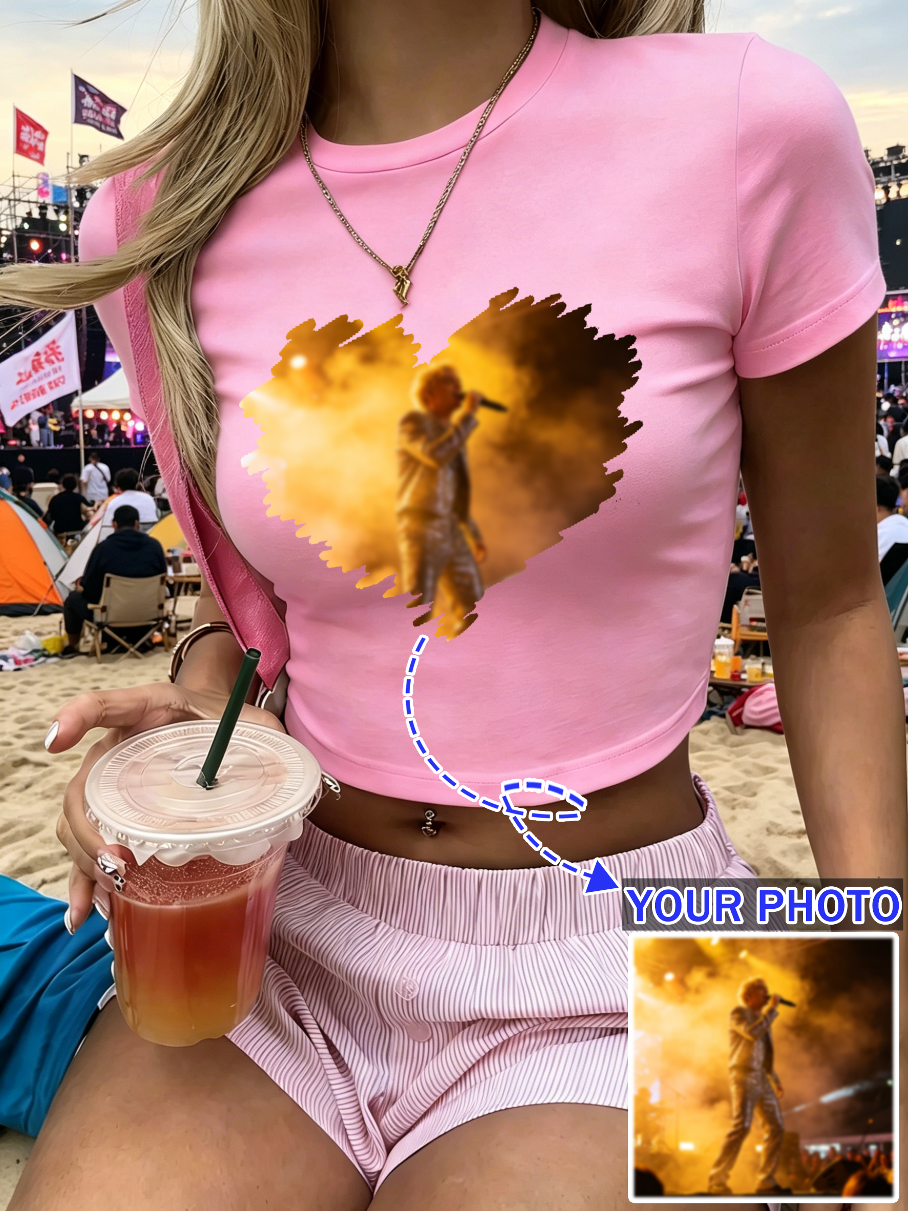 Personalized Custom Women's Ch - T Shirt Tight Fit avaliação e preço
