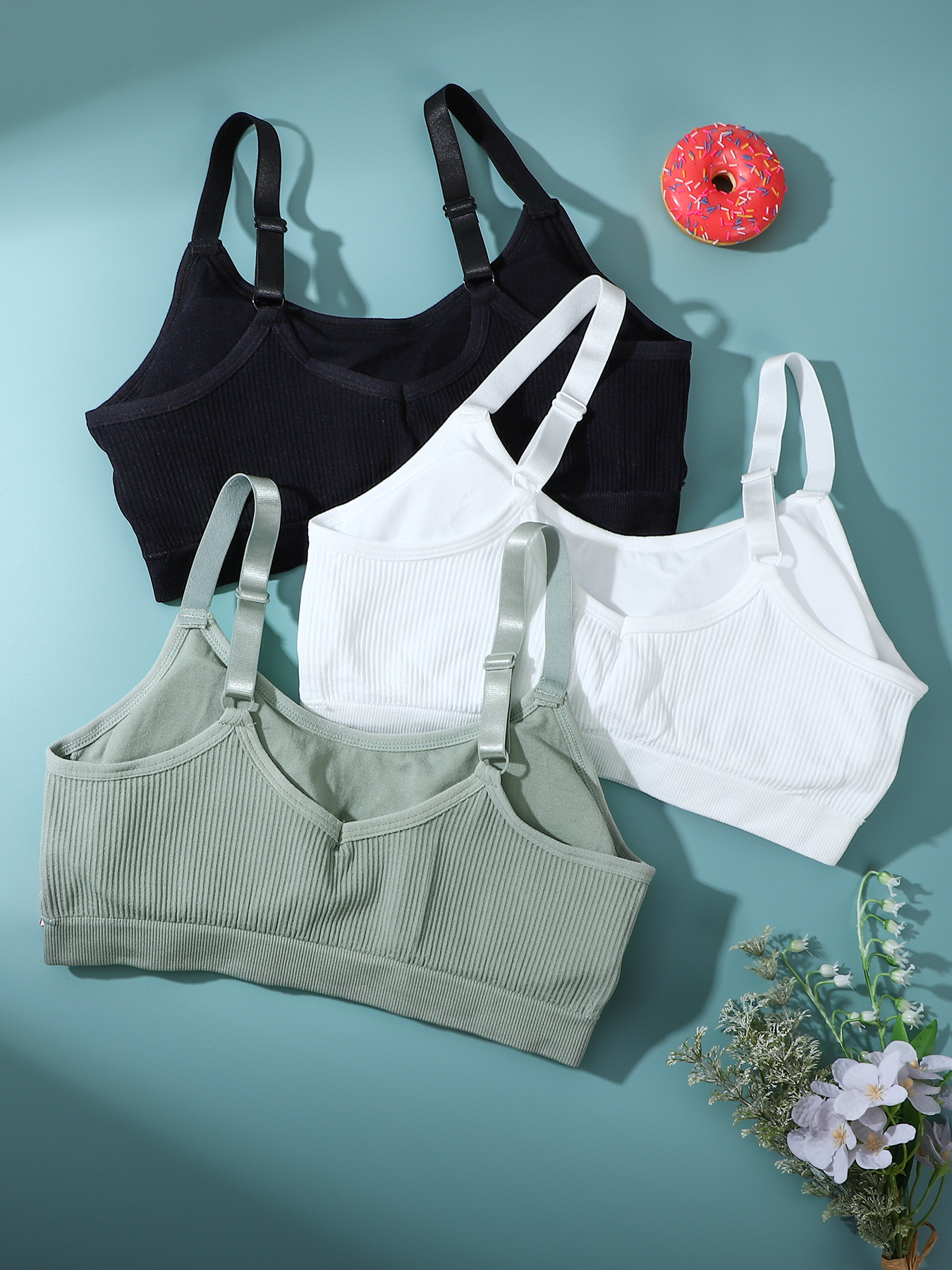 3-Pack - Women's Sports Bra -  - Multi Pack Underwear avaliação e preço