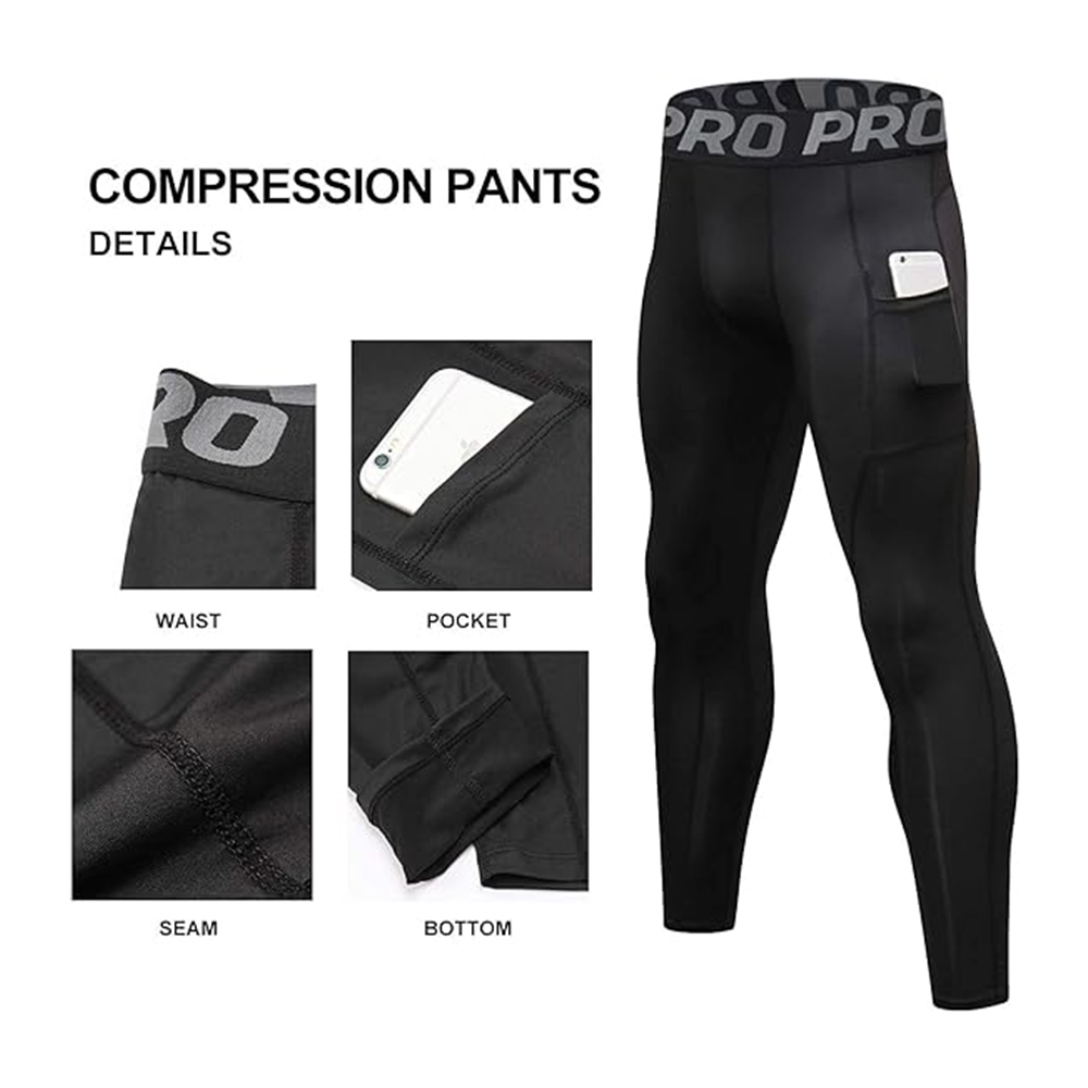 Men's Compression Pants Long J - Compression Long Pant avaliação e preço