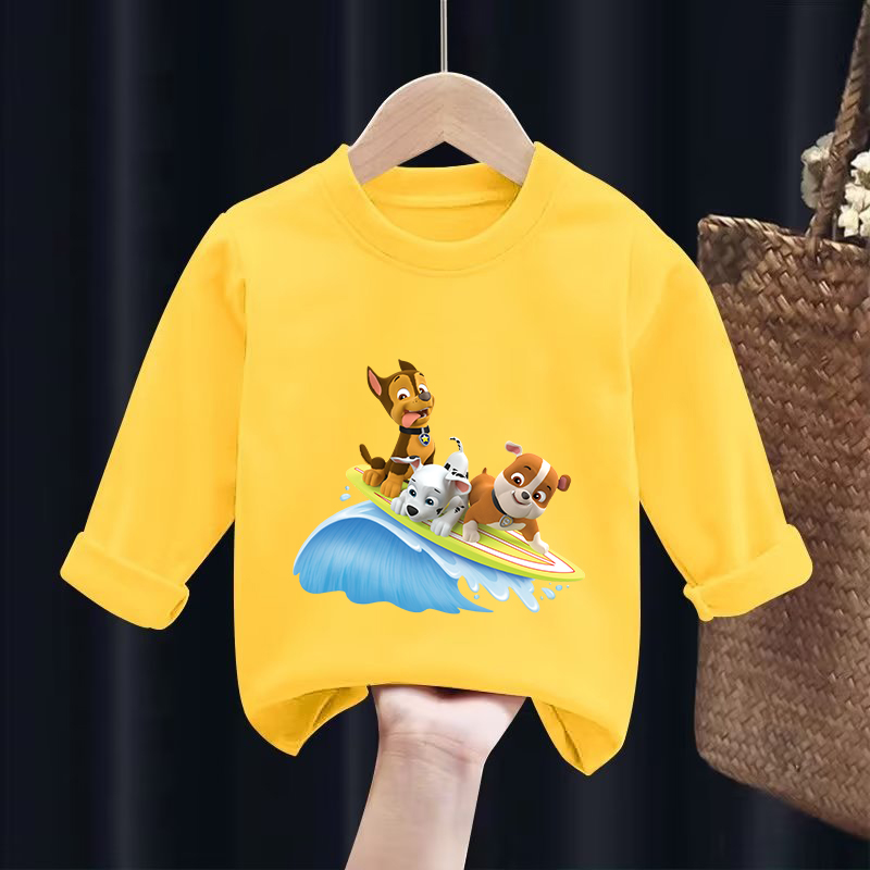 PAW Patrol Long Sleeves T-Shir - Undershirt Crew Neck avaliação e preço