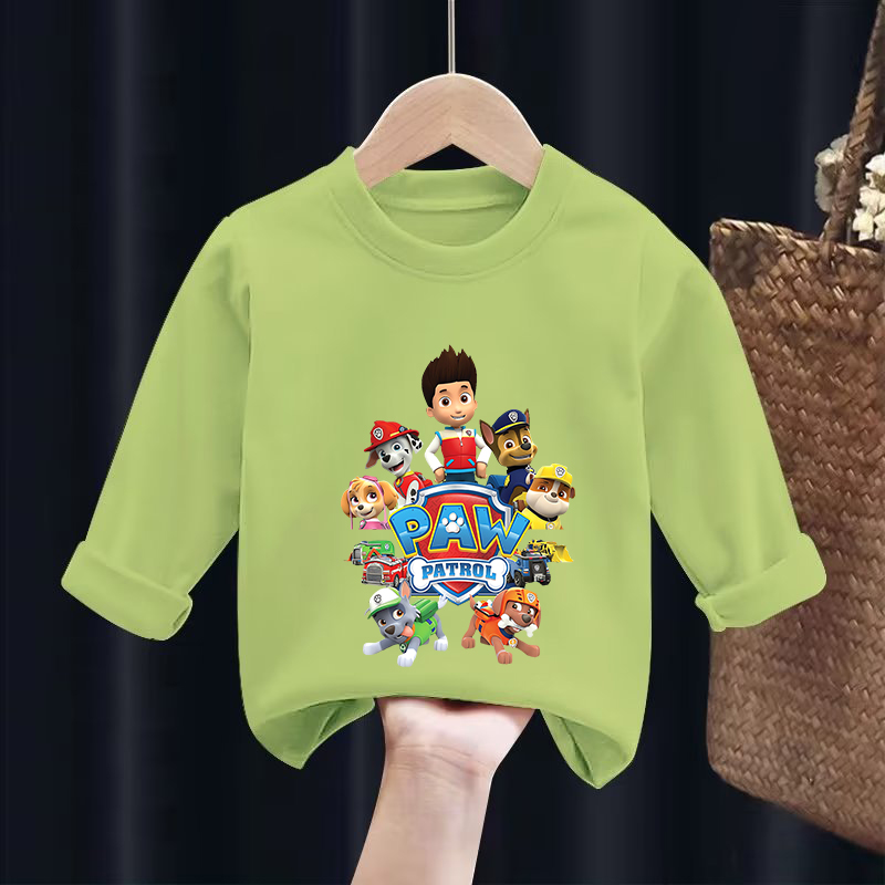 PAW Patrol Long Sleeves T-Shir - Undershirt Crew Neck avaliação e preço