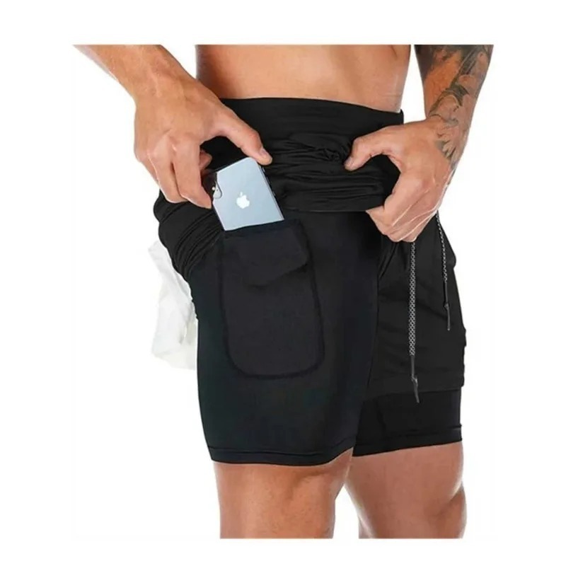 Rimel Print 2in1 Running Worko - Compression Shorts Athletes avaliação e preço