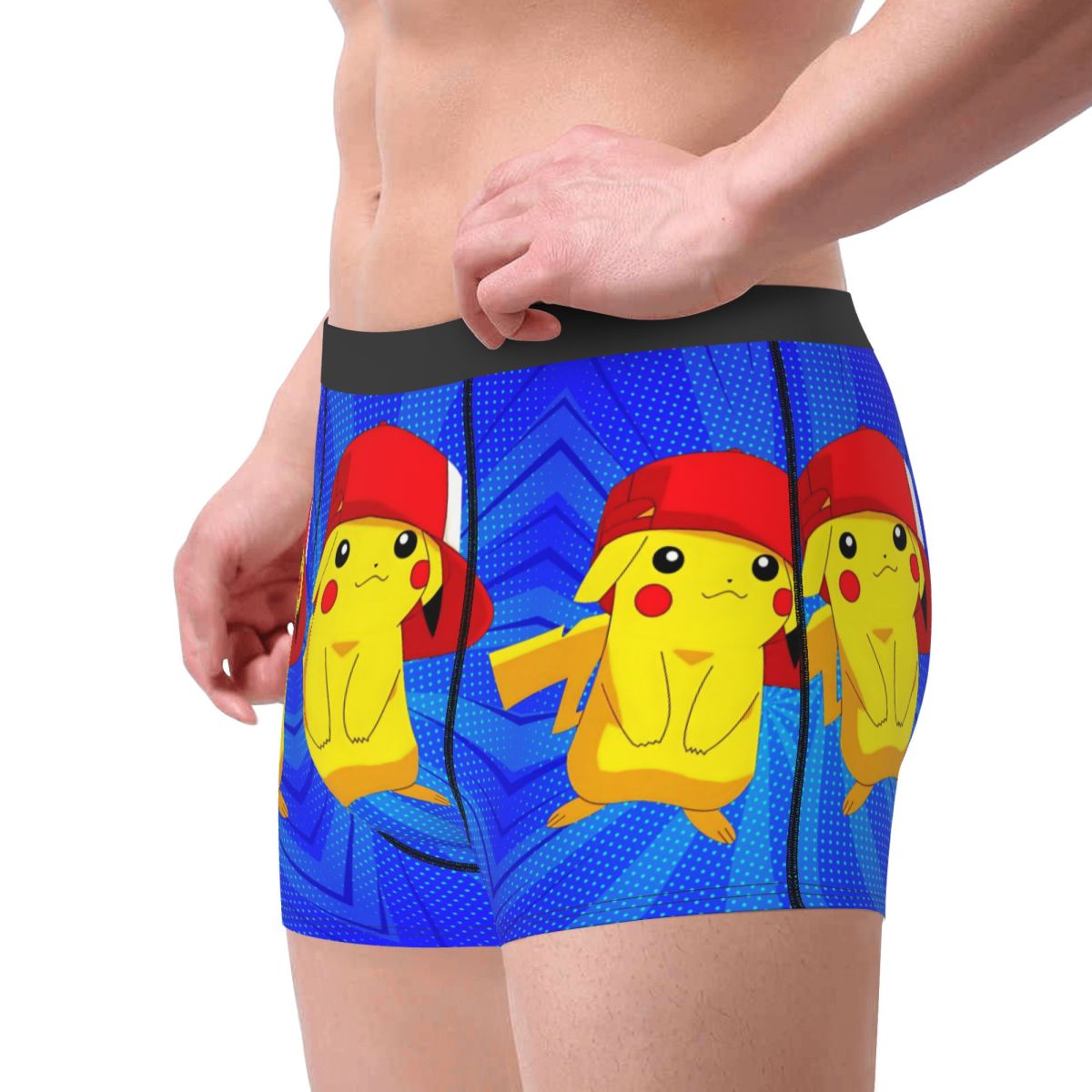 Custom P-Pikachues Anime Colla - Boxer Shorts Modal avaliação e preço