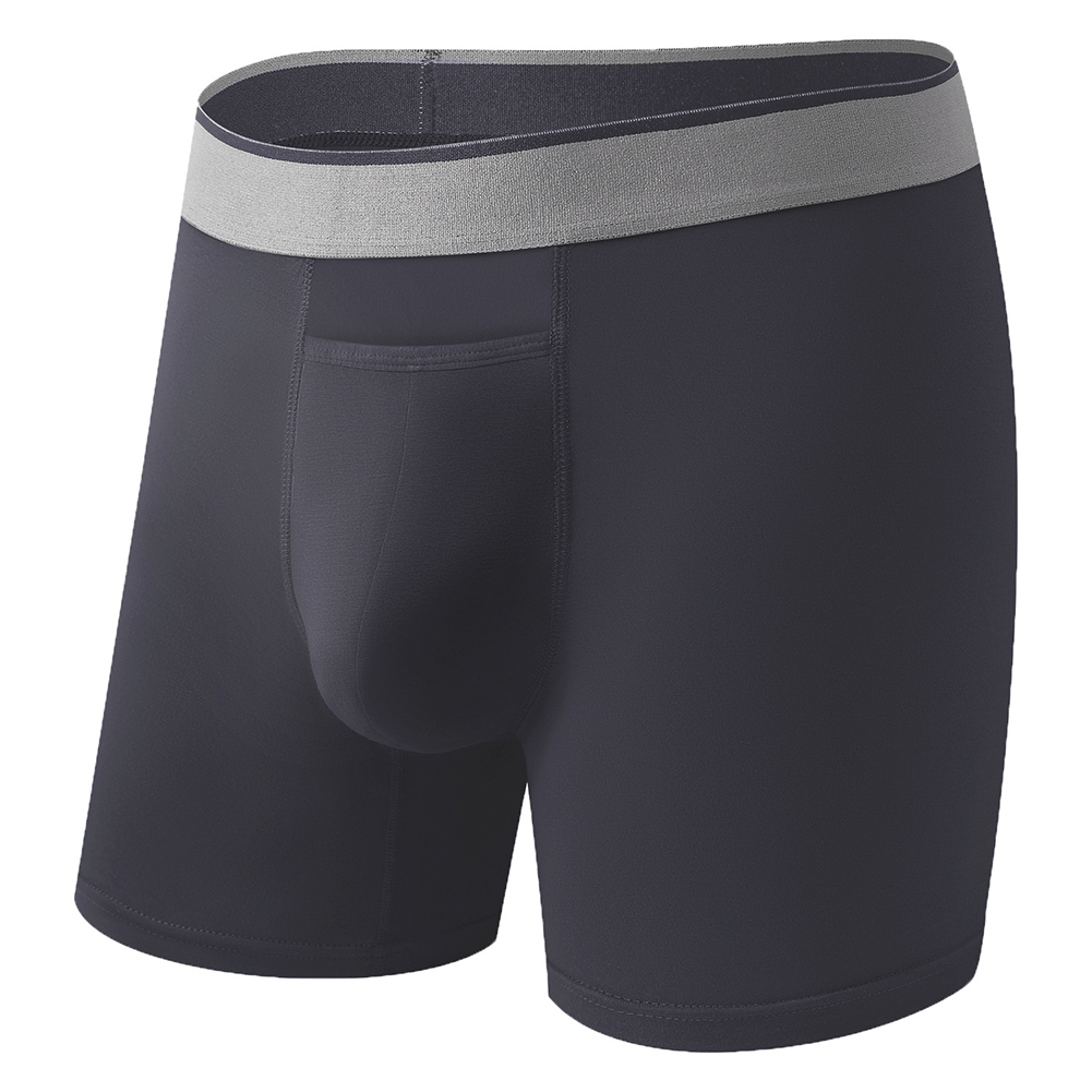 1pc Men Long Leg Shorts Soft U - Bamboo Fiber Trunk avaliação e preço