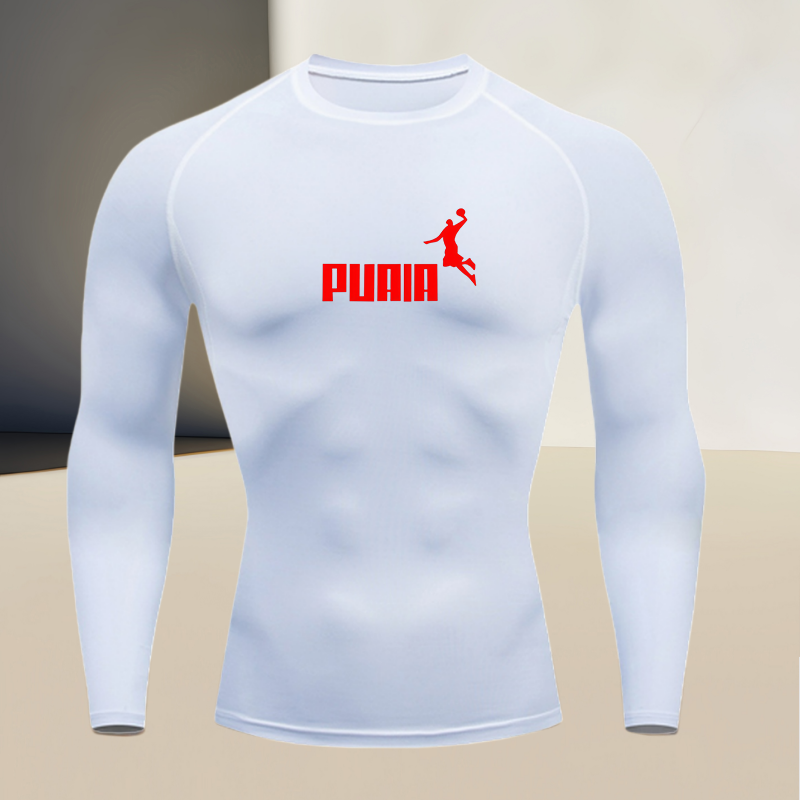 Men's long sleeved round neck  - T Shirt Tight Fit avaliação e preço