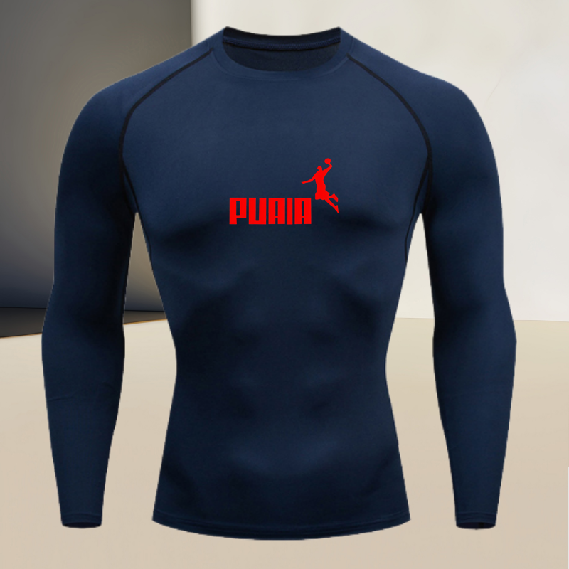 Men's long sleeved round neck  - T Shirt Tight Fit avaliação e preço