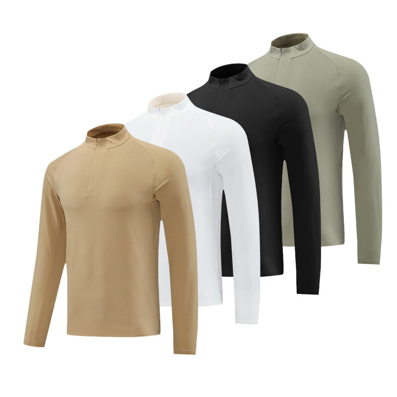 For Men's Quick-drying Long-sl - T Shirt Tight Fit avaliação e preço