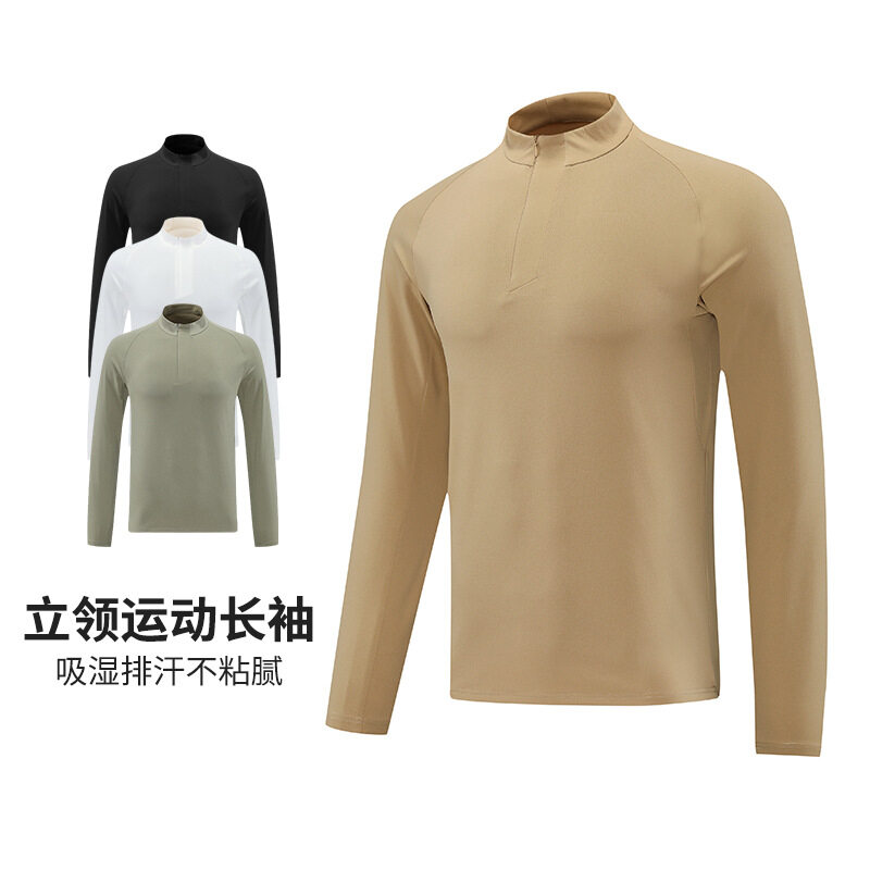 For Men's Quick-drying Long-sl - T Shirt Tight Fit avaliação e preço