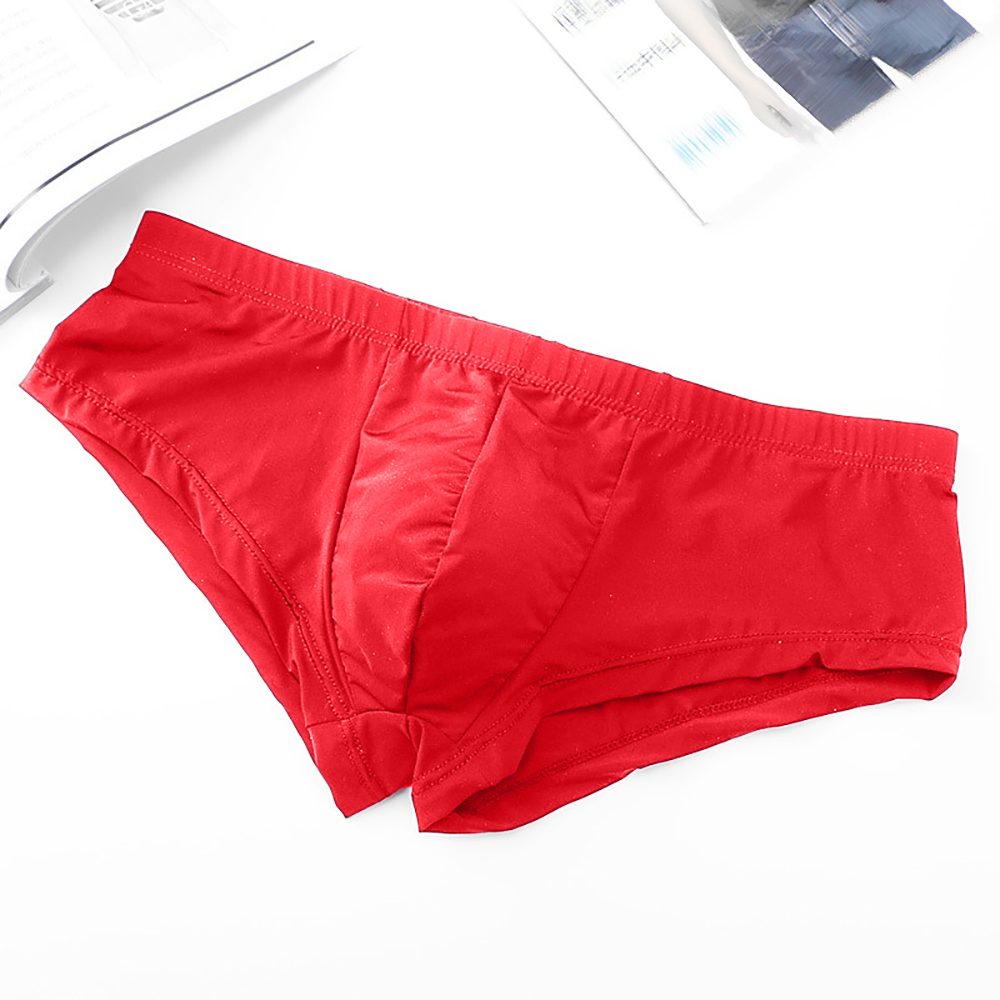 Ice Silk Underwear Boxer Brief - Pouch Boxer Pouch avaliação e preço