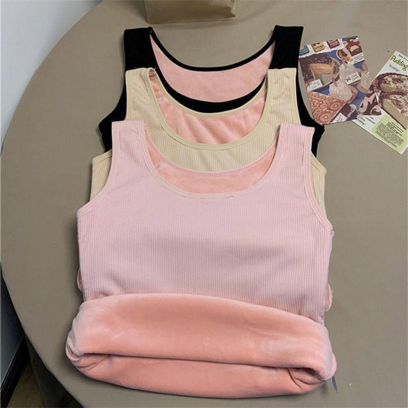 Thermal Vest Women Sexy Winter - Undershirt Crew Neck avaliação e preço