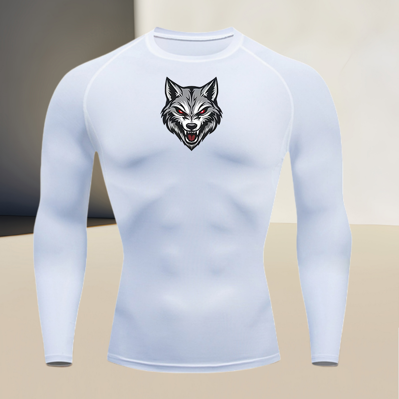 Men's long sleeved round neck  - T Shirt Tight Fit avaliação e preço