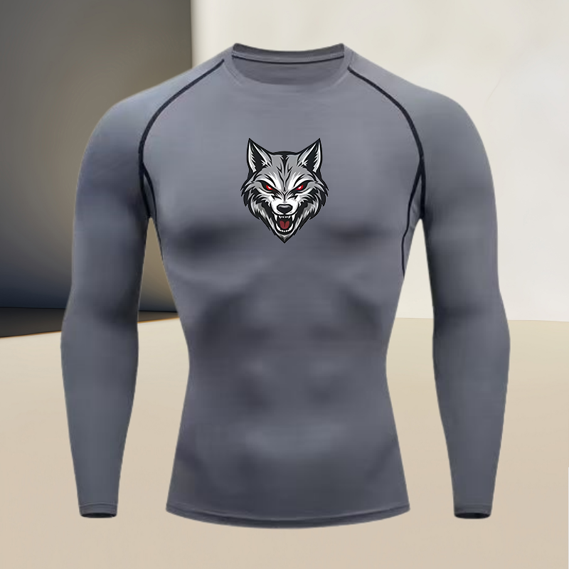 Men's long sleeved round neck  - T Shirt Tight Fit avaliação e preço