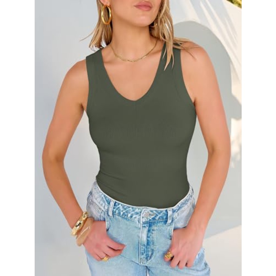 ANRABESS Tank Tops for Women V - Tank Top Ribbed avaliação e preço