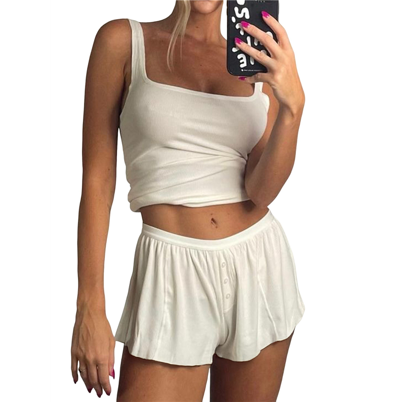 FX-Women Summer Lounge Set Rib - Tank Top Ribbed avaliação e preço