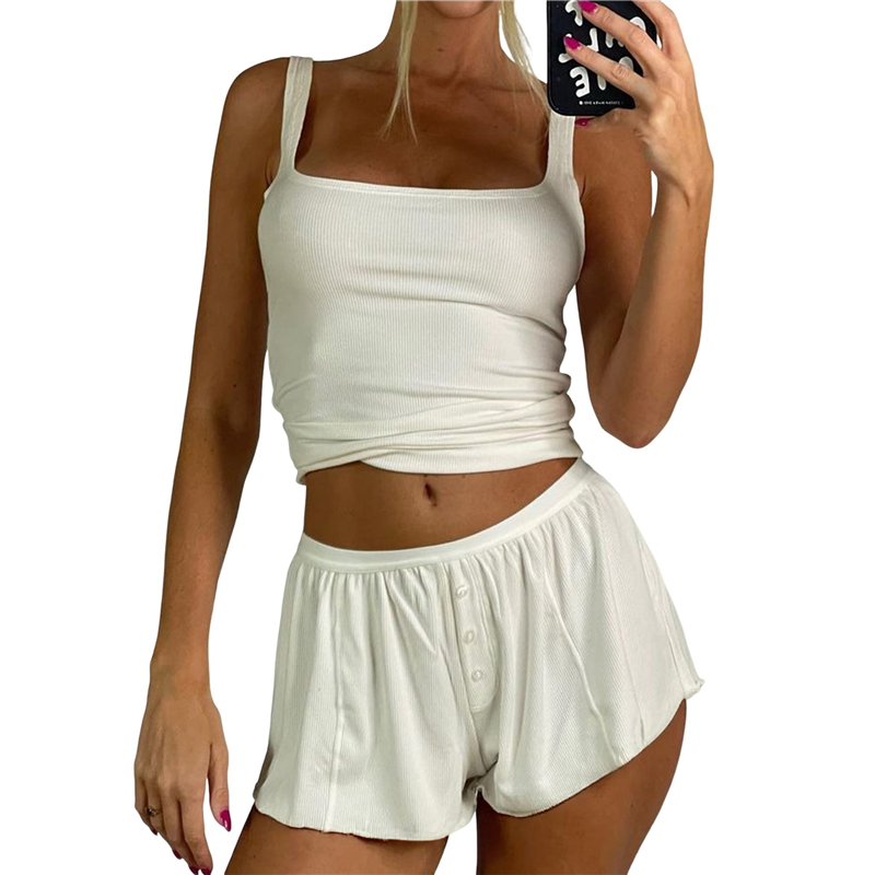 FX-Women Summer Lounge Set Rib - Tank Top Ribbed avaliação e preço
