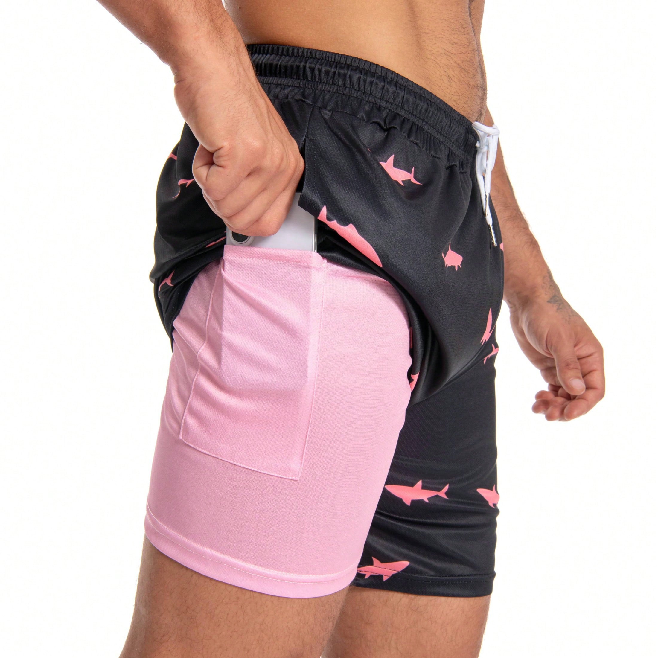 Mens Swim Trunks With Compress - Trunk Breathable Men avaliação e preço