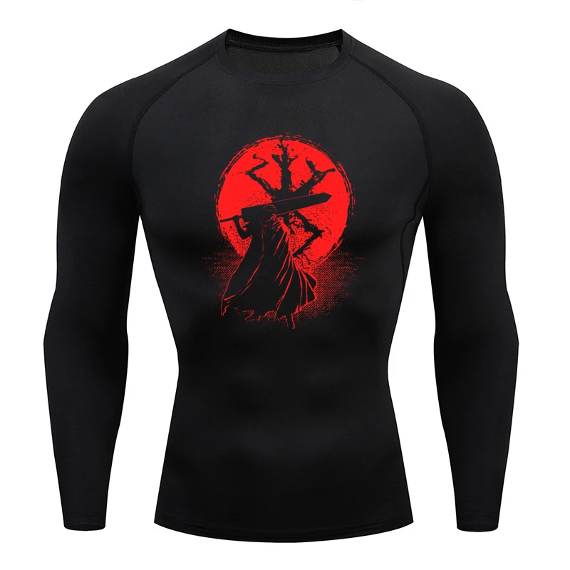 Sportswear for Men Gym Anime B - T Shirt Tight Fit avaliação e preço