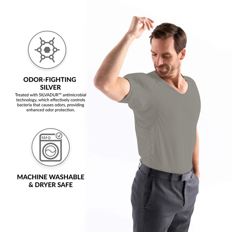 Men Undershirts Anti-transpira - Undershirt Crew Neck avaliação e preço
