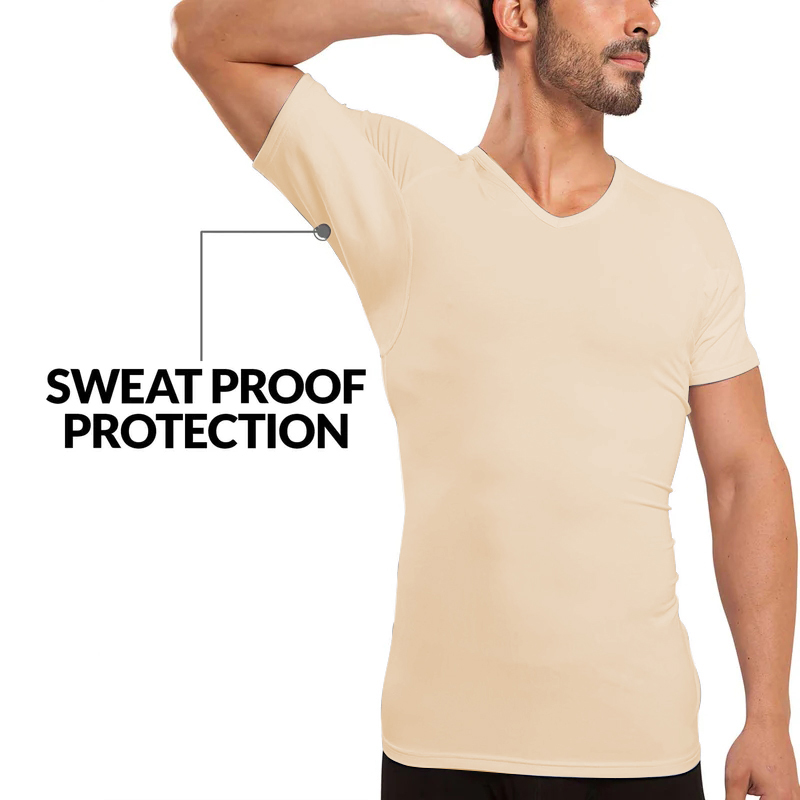 Men Undershirts Anti-transpira - Undershirt Crew Neck avaliação e preço
