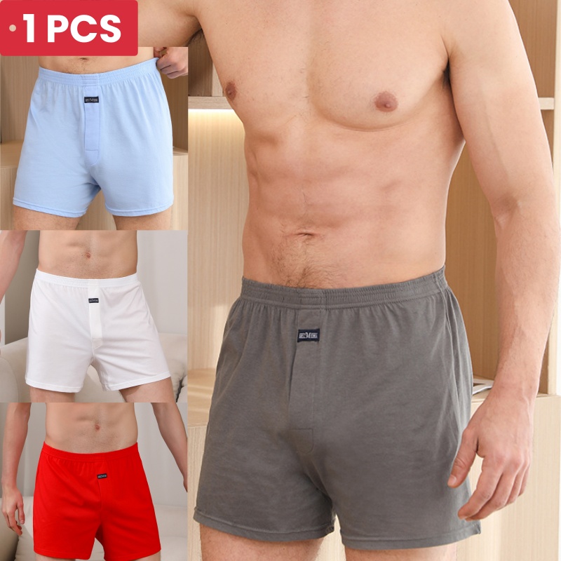 1PCS Men's Underwear Aro Pants - Boxer Brief Pack Cotton avaliação e preço