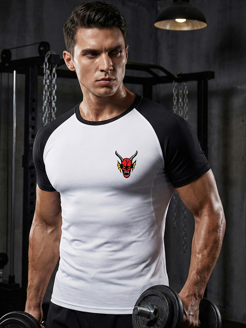 Men's Graphic Short Sleeve Com - Base Layer Top avaliação e preço