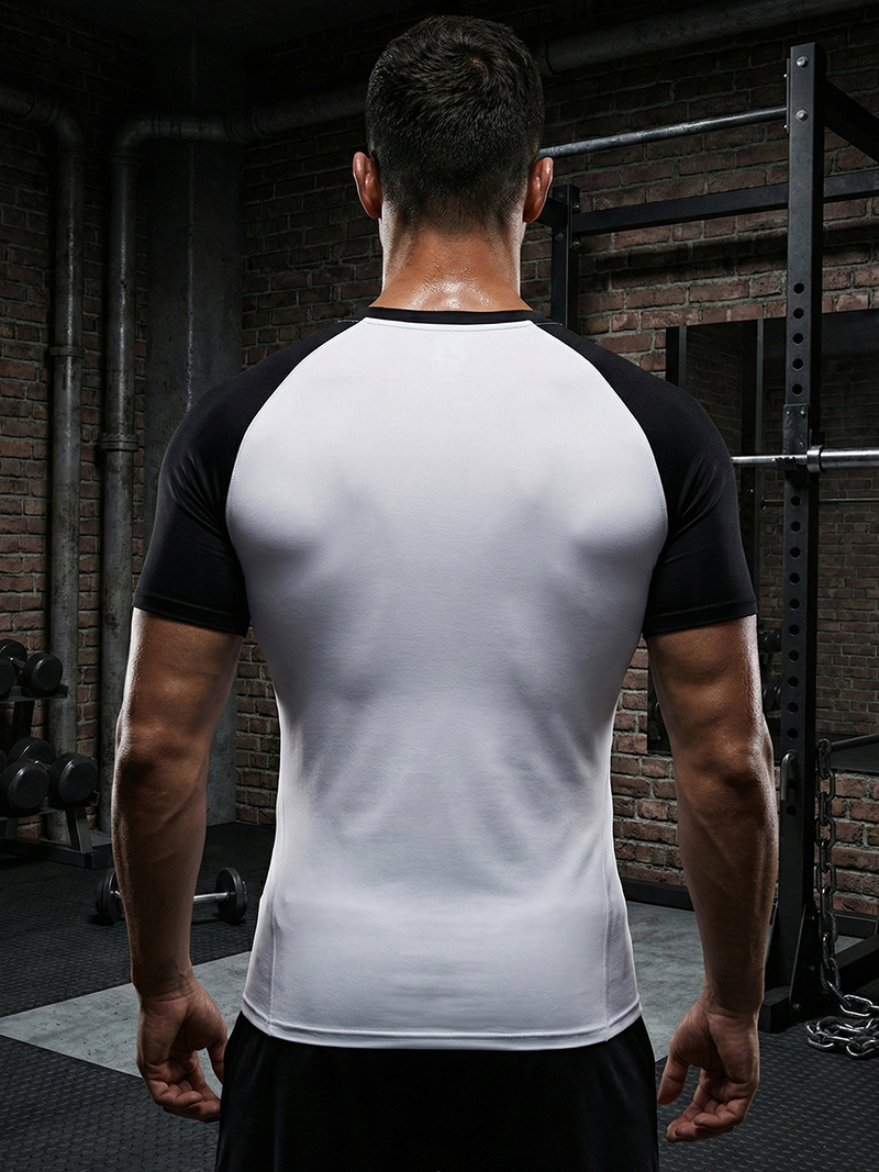 Men's Graphic Short Sleeve Com - Base Layer Top avaliação e preço