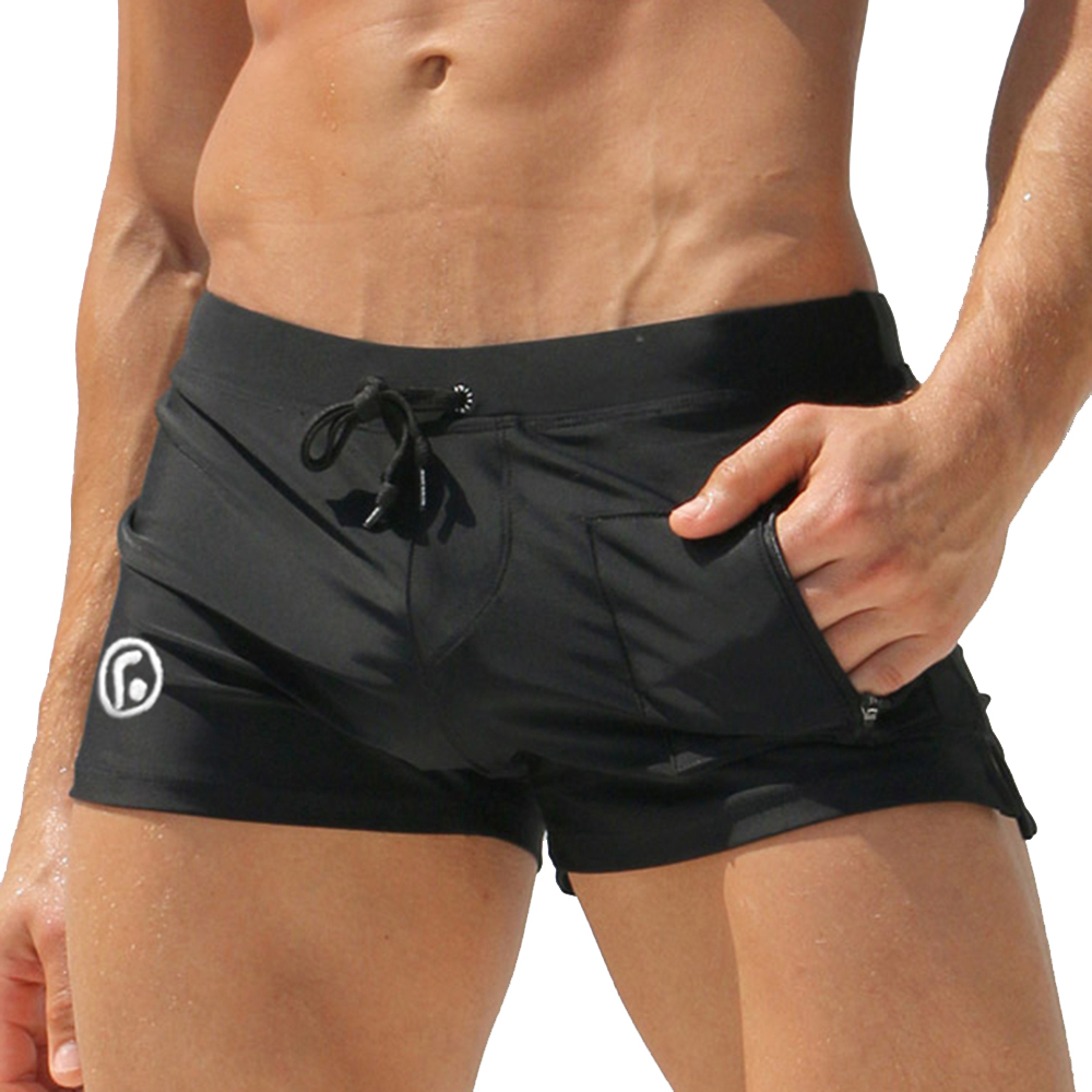 Summer Mens Swimsuit Beach Qui - Trunk Breathable Men avaliação e preço