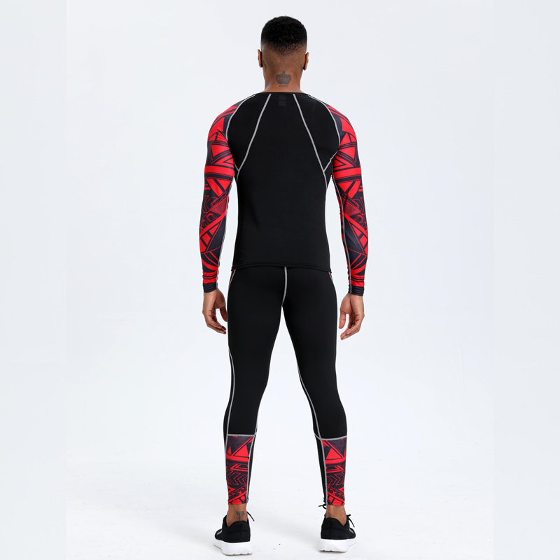 Men's PRO Sports Fitness Suit: - Compression Long Pant avaliação e preço